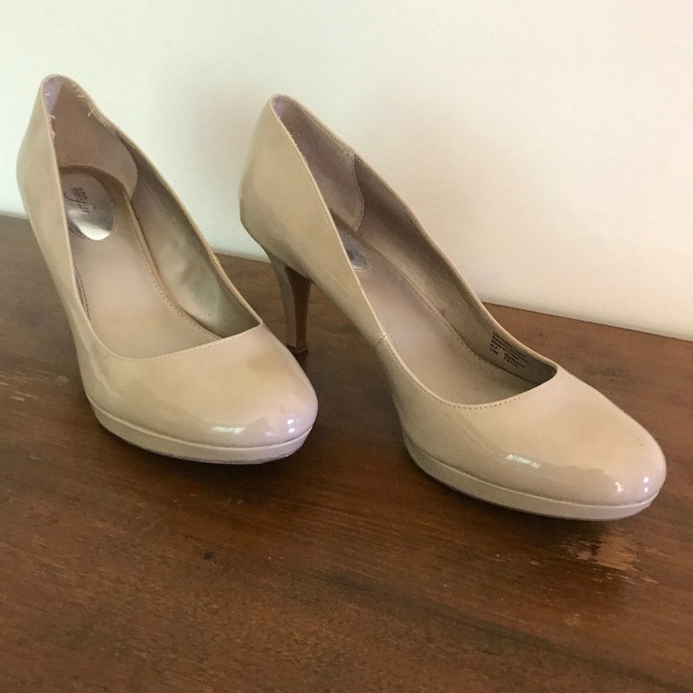Alfani Step n' Flex Nude Heels